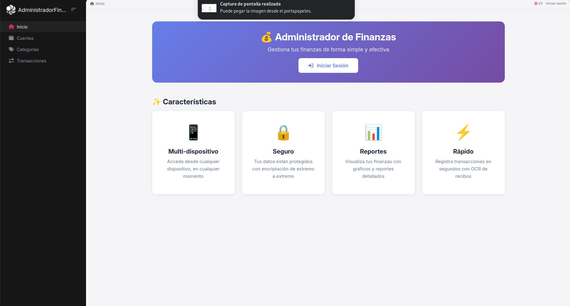 Sistema de Gestión Financiera